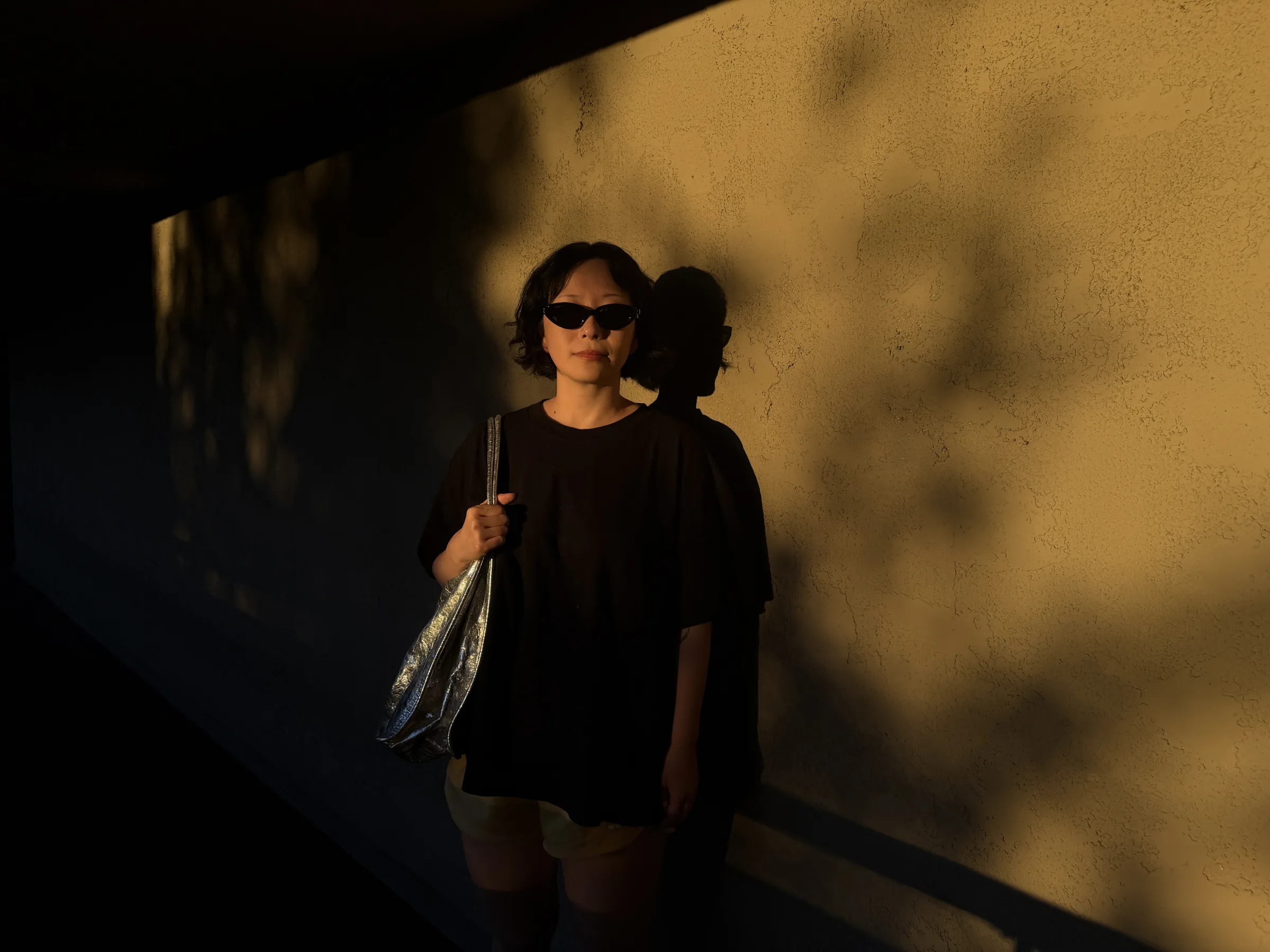 Portrait of Sophie He in late-afternoon sunlight